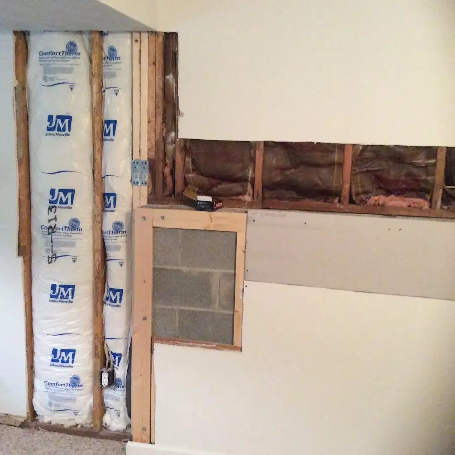 Wall insulation replacement during Structural Drying in Emmett